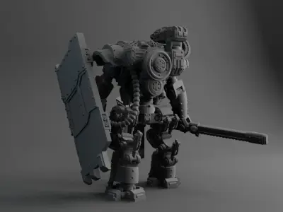 Combat machine 2 3D print model