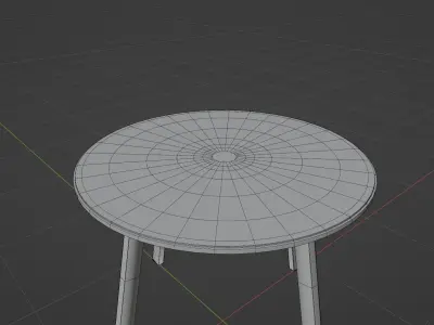IKEA GAMLARED table Free 3D model
