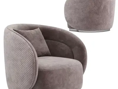 Velar Armchair 3D model