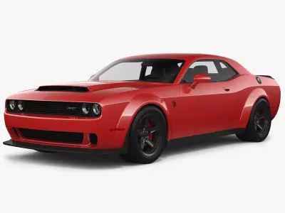 Dodge Challenger SRT Demon 2018 3D model