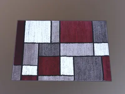 Mat 3D Model Low-poly 3D model