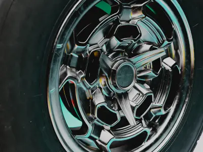 Oldtimer Tire 3D model