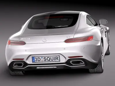 Mercedes-Benz AMG GT 2016 3D model