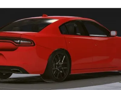 Realistic Mobile Car  Low-poly 3D model