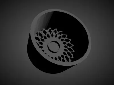 JNC 043 scalable and Printable rim 3D print model