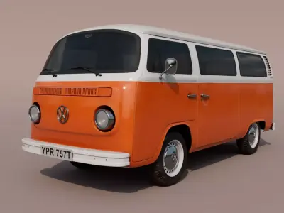 VW Campervan 3D model