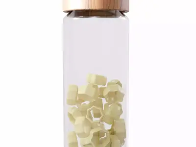 Diffrent type of Pasta jar for kitchen decoration 3D Model Collection