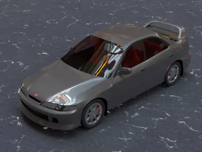 Honda Integra Type R 5-Door 1995 3D Model 3D model