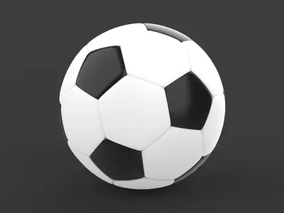 Soccer ball 3D model 25