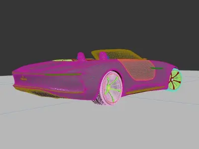 Mercedes Maybach Vision 6 Cabriolet 3D model