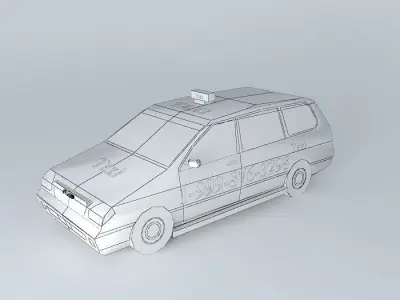 G Motors Luxor Taxi Version Free 3D model
