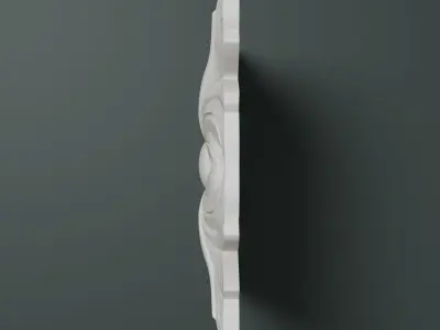 Square Acanthus Applique 001 3D model