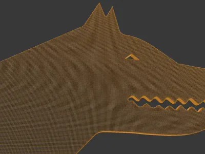 Bozkurt ve Gokturkce Turk Yazisi 3D yazicida basmaya hazir model 3D model