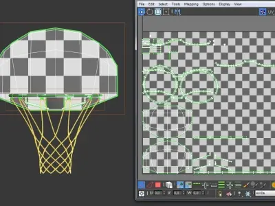 SPORT---BASKET---Hoop basketball hoop 3D model