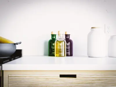 Modern Classic Kitchen Scene for 3DS Max  3D model