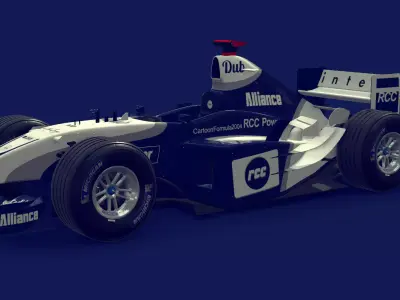 Cartoon Formula 2004 3D model