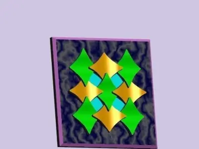 Framework square Free 3D model