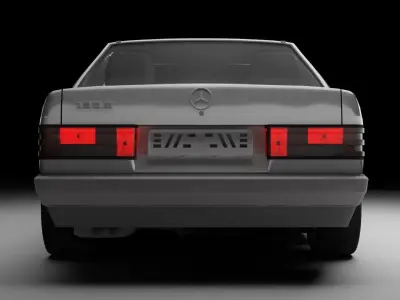 Mercedes-Benz 190E  3D model