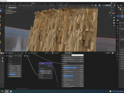Abstract Wall Free 3D model