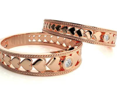 Wedding Band - 751 3D print model