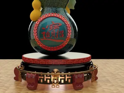 Chinese  gourd  3D model