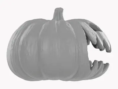Pumpkin Head 01 3D model