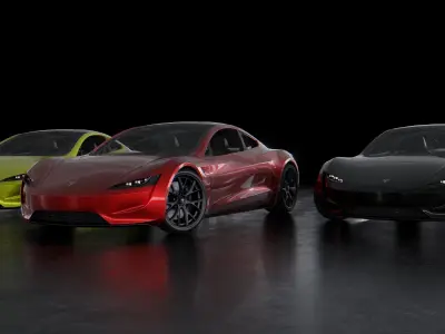 Tesla Roadster 2020 3D model