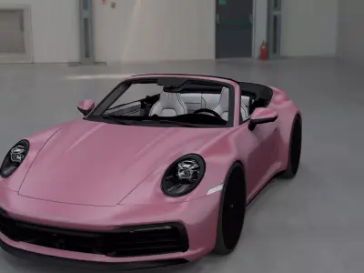 Porsche 911 Cabriolet 3D model
