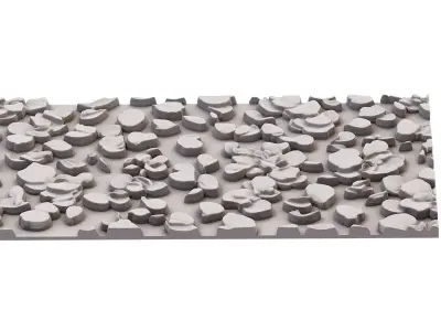 decor set wall panel wall relief mural CNC 54 3D model