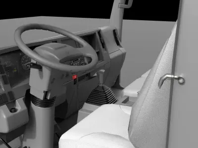 ISUZU NLR130 Carry interior 3D model