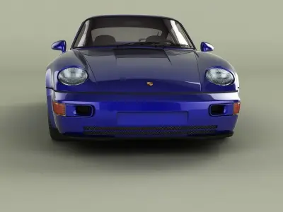 Porsche 911 964 Turbo S Flachbau 3D model