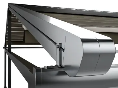 Motorized Pergola 5a vanadium 3D model