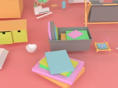 House Decoration Pack 3D model