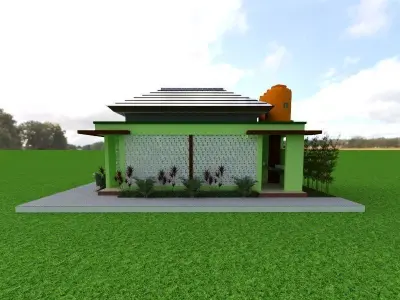 Ablution Place in Mosque Design outdoor 3D print model