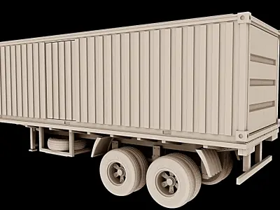 CONTAINER TRUCK 3D print model