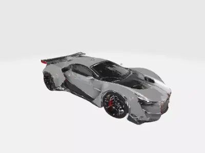4 Low-Poly Game-Ready Cars - Perfect for Mobile  VR Games Low-poly 3D model