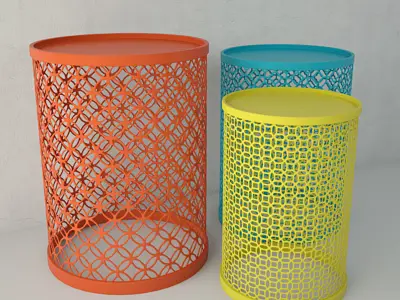 Decorative Table Set 3D model