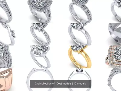 2nd collection of 10est models 3D Model Pack