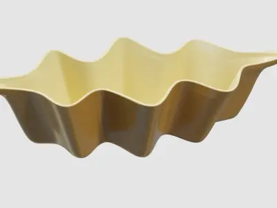 Poole Pottery Vase Ornamental Pot 3D model