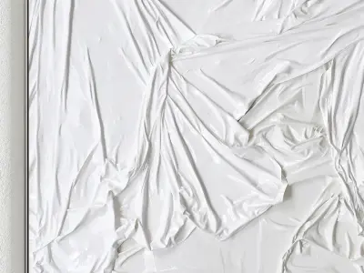 Plaster Two Photo Frame 243 Low-poly 3D model