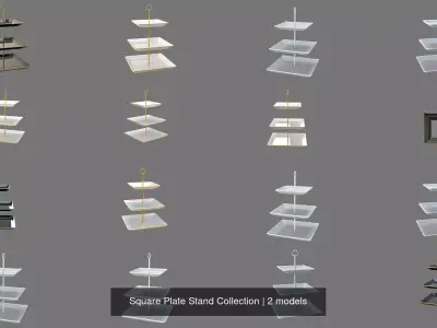 Square Plate Stand Collection