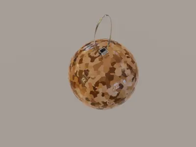 Christmas Tiger Ball 3D model