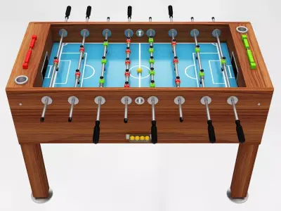 soccer table 3D model