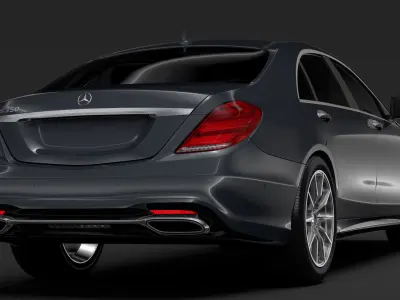 Mercedes Benz  S 350 Lang AMG Line V222 2018 3D model