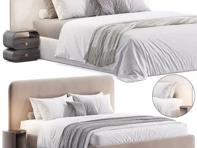 Forssa bed by Mononova 3D model