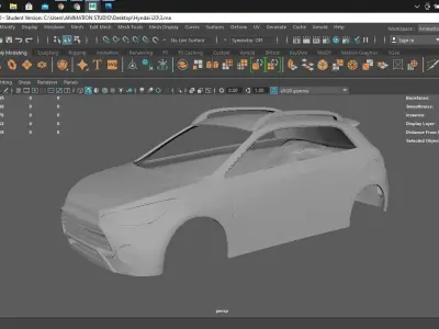 Hyundai i20 Body for 3D Print Model 3D print model