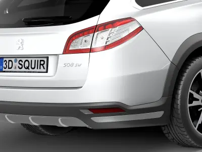 Peugeot 508 RXH 2013 3D model