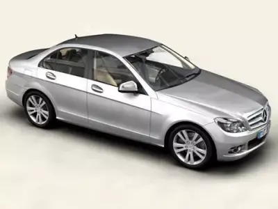 Mercedes C-Class 2007 3D model