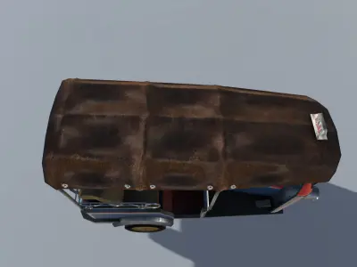 Tuk-tuk thailand tuk tuk - thailand tuk tuk Low-poly 3D model