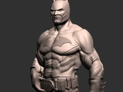 Batman Figure Posed by Evil Raz 3D model
